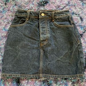 Jean skirt by j. Galt mid thigh length five button